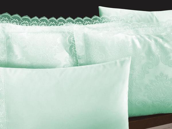 Fransız Dantelli Lalezar Gelin Seti 7 Parça Mint