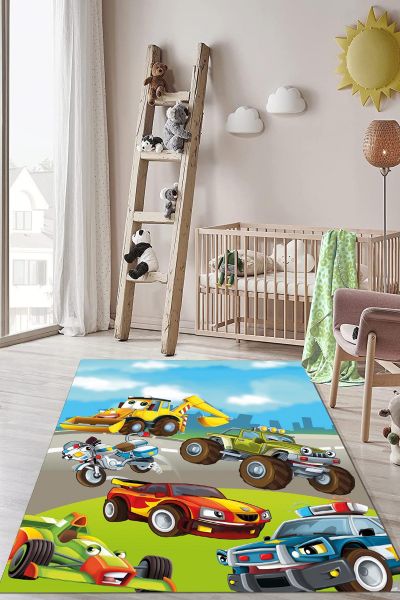 Birkilim Yıkanabilir Dekoratif Halı İpeksi Kaymaz Taban | MLN-IP-HP-771