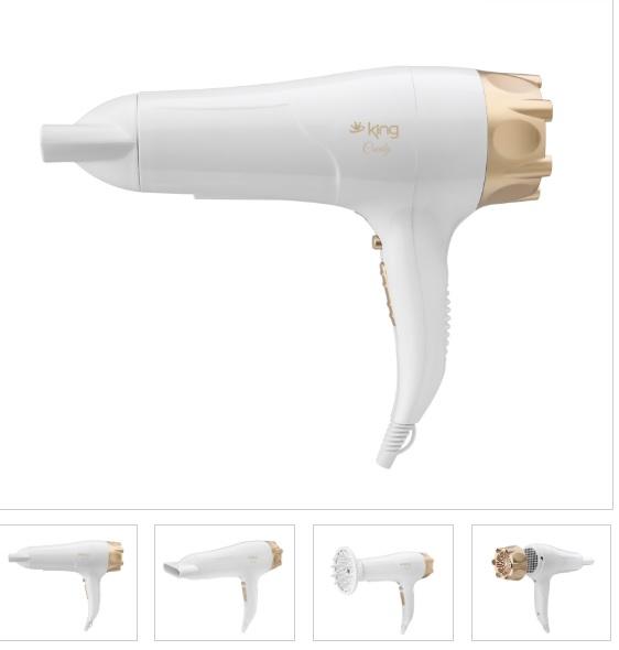 King K-426 Candy Beyaz Saç Kurutma Makinesi