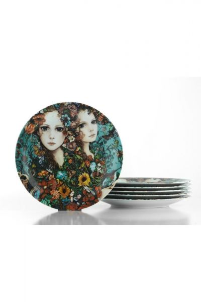 Kütahya Porselen Kadınlarım Serisi 25 Cm Servis Tabağı 885183