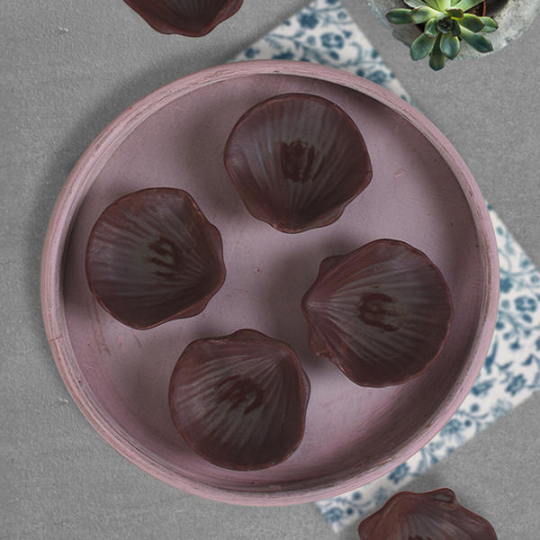 Mini Bol à Sauce / Collation aux Moules Terre Mat 8 Cm 6 Pièces | Keramika