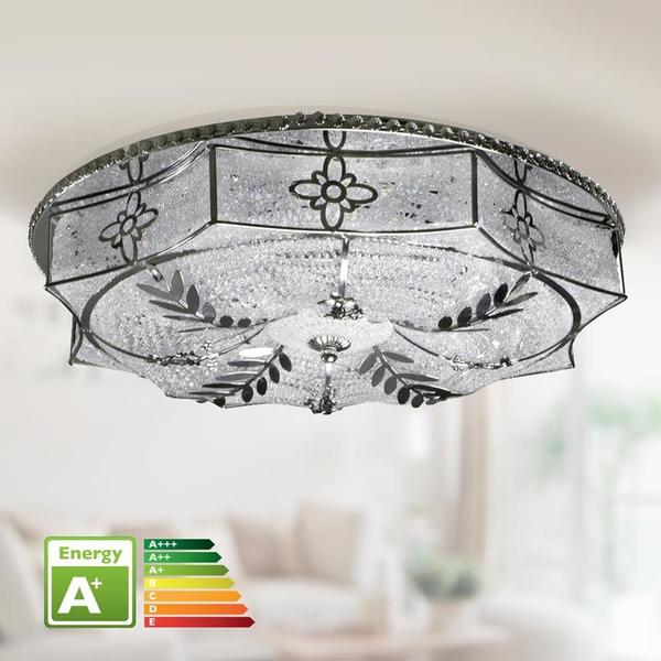 Bavary 48 cm Led Plafonyer Avize | Krom | 2015-44-A48J
