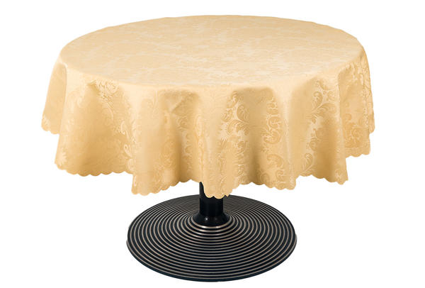 Bavary | Polyester Masa Örtüsü | Açık Bej | 150x130 | By-mouertue-7