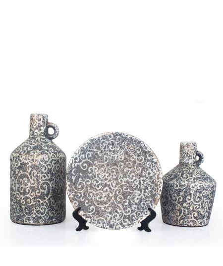 Seramik 3 Lü Dekoratif Süs Eşyasi