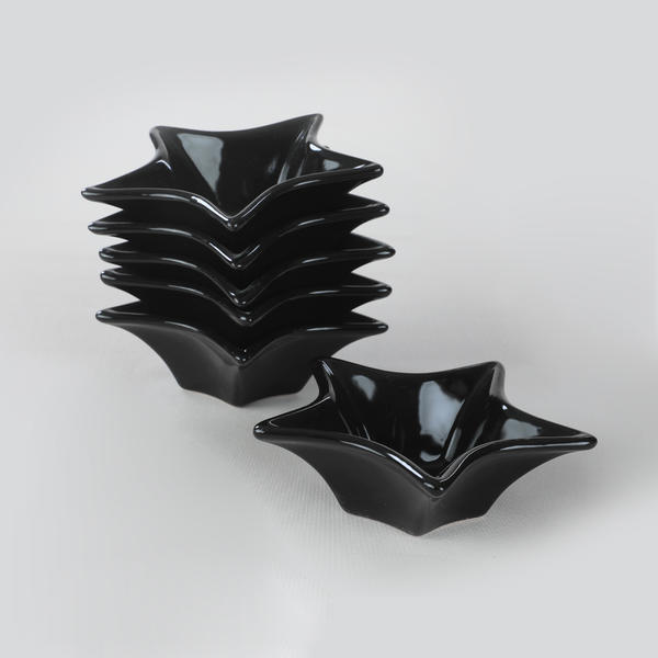 Apéritif / Sauce Black Star 16 Cm 6 Pièces | Keramika