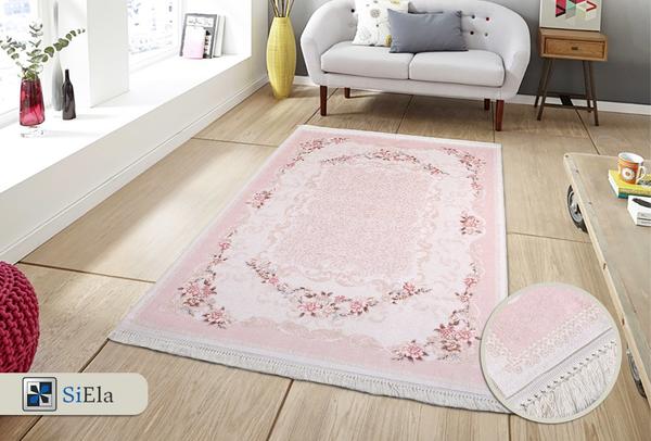 Siela Yıkanabilen Halı | Pembe | C04-Pink