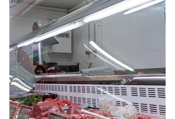 Dekonaz Virüs ve Bakteri Koruyucu | Kasap Koruyucu | Tükürük Koruyucu | PVC | 100cm | WSK-0003