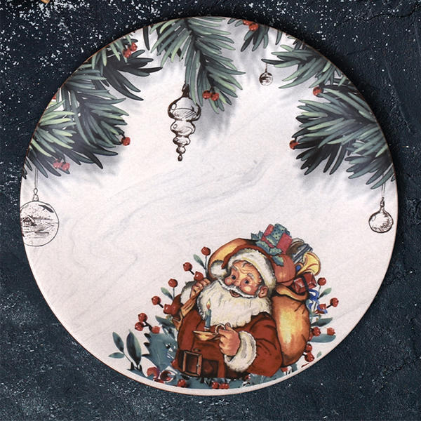 صحن تقديم سانتا كلوز 26 سم من تونتون - 17955 | كيراميكا