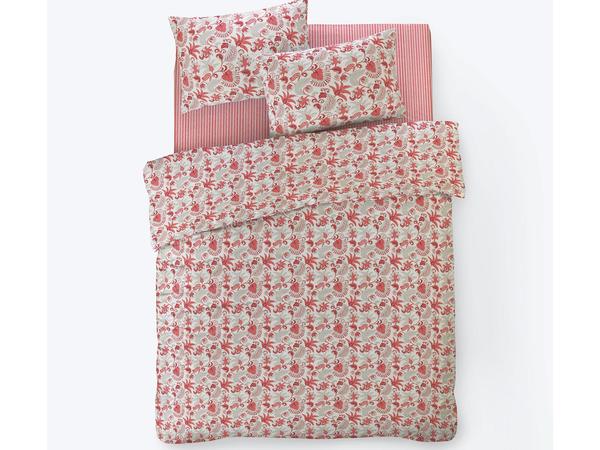 Ottoman Çift Kişilik Nevresim Takımı Kırmızı