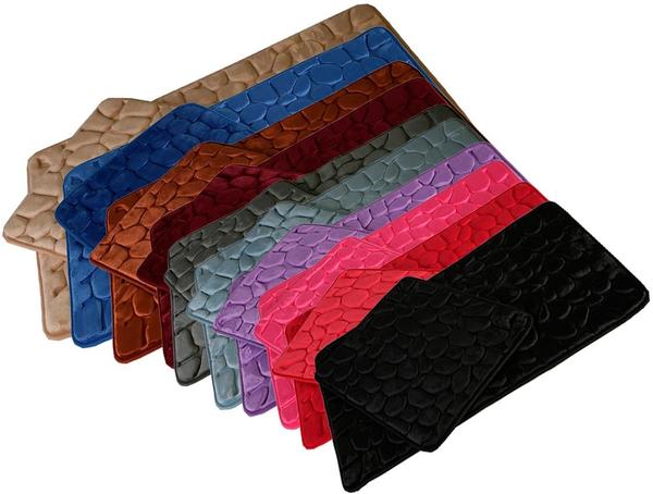 Almina Banyo Paspası 2'li Premium Midi Set