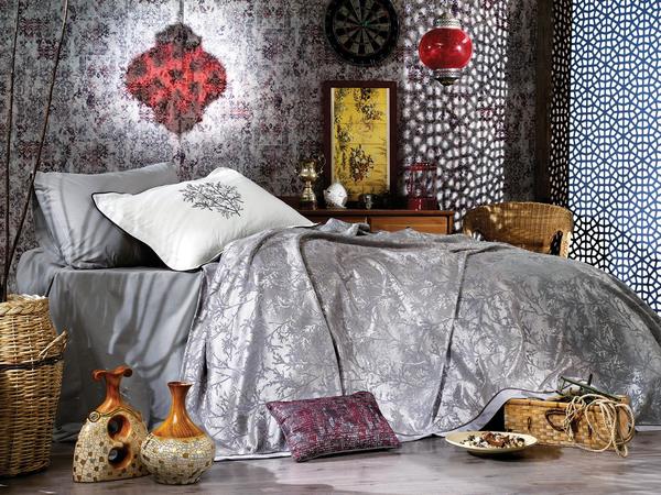 Doğa Tek Kişilik Pike Takımı Gri