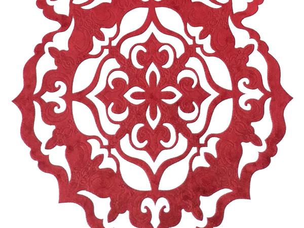 نجم فاخر Lüx Kadife Runner Bordo