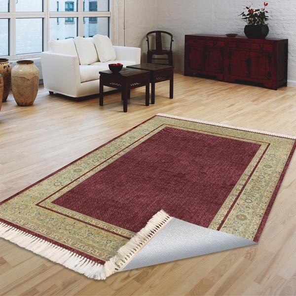 Milano Yıkanabilir Dekoratif Halı Kaymaz Taban | 8mm | MLN-DOT-HT130