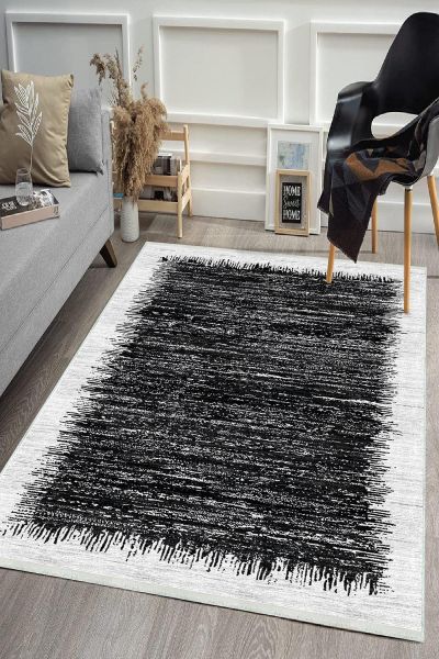 Birkilim Yıkanabilir Dekoratif Halı İpeksi Kaymaz Taban | MLN-IP-HS-384