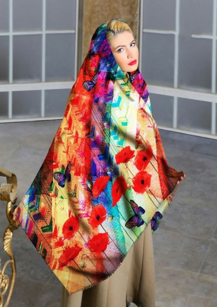 Dekonaz | Desenli Modern Tasarımlı Bayan Eşarp | DKNZ-13117