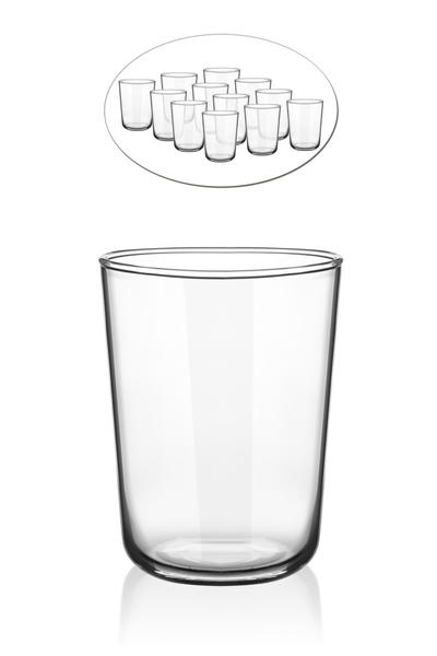 12 مجموعة شرب Borasilicate مقاومة للحريق 250cc