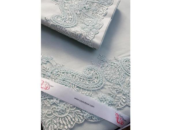 French Laced Destroy Green Bettbezug-Set