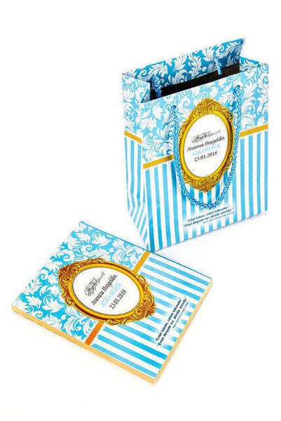 20 Pieces - Yasin Book - Bag Size - 128 Pages - Special Name Label - Cardboard Bag - Rosary - Ma