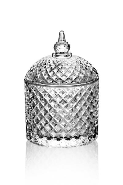 Queen's Kitchen | Kapaklı Kristal Kesme Cam Lüx Şekerlik
