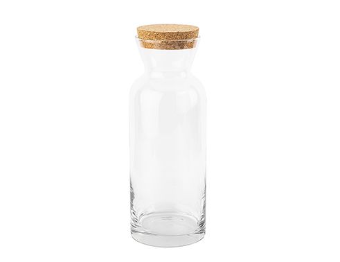 006-01- mantar kapaklı cam vıllage karaf 1.25lt