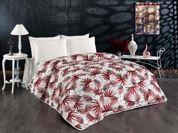 Belenay Çift Kişilik Kadife Yorgan - Elenore Pudra