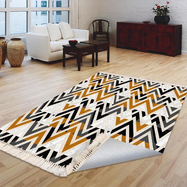 Milano Yıkanabilir Dekoratif Halı Kaymaz Taban | 8mm | MLN-DOT-HT777