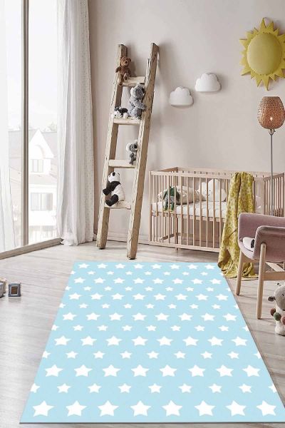 Birkilim Yıkanabilir İpeksi Kaymaz Taban Çocuk Odası Halısı | MLN-IP-HT-590