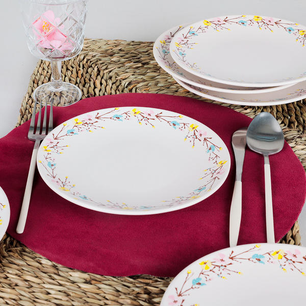 Assiette à Gâteau Fleurs de Printemps 20 Cm 6 Pièces | Keramika