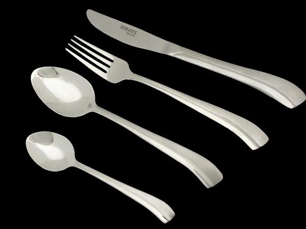 Dekonaz Lüks Çantalı 84 Parça Çatal Kaşık Bıçak Seti 12 Kişilik | DTX-Asena