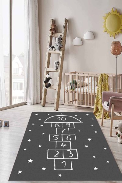 Birkilim Yıkanabilir İpeksi Kaymaz Taban Çocuk Odası Halısı | MLN-IP-HT-841