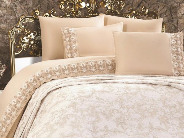 Mitgift Land Cinar Brautset 7-teilig Cappuccino