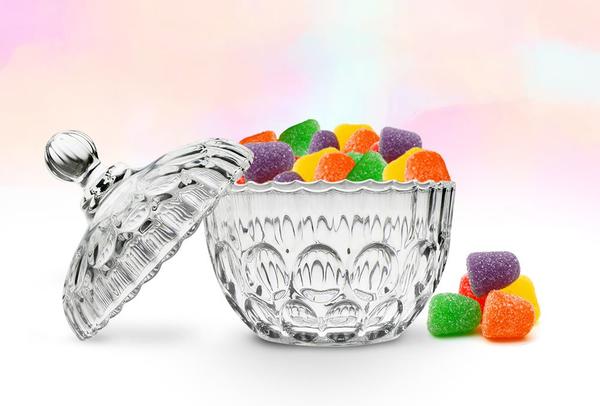 Dekonaz Kristal Cam Şekerlik 14x18 cm