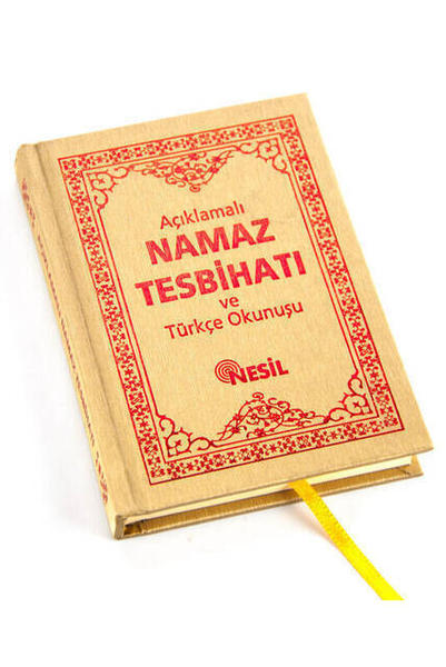 Açıklamalı Namaz Tesbihatı ve Türkçe Okunuşu Cep Boy