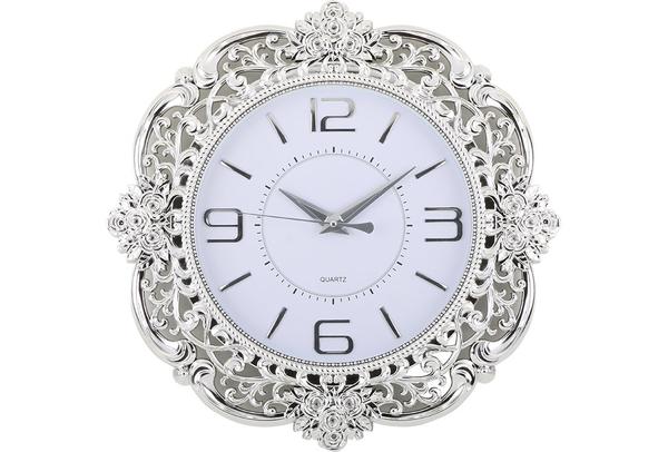 Almina Duvar Saati | Gümüş | Al-0818-s