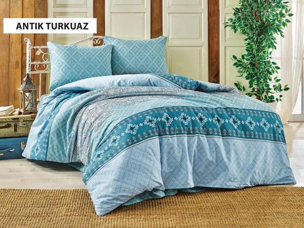 طقم غطاء لحاف مزدوج من أنتيك تركواز