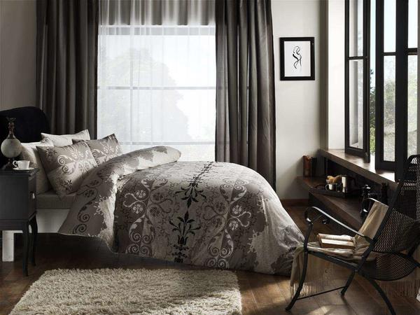 Taç Ranforce Elenor Çift Kişilik Nevresim Takımı