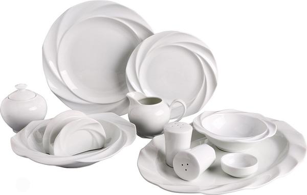 Altenbach Verona 34 Parça Porselen Yemek Takımı | Beyaz | 6 Kişilik