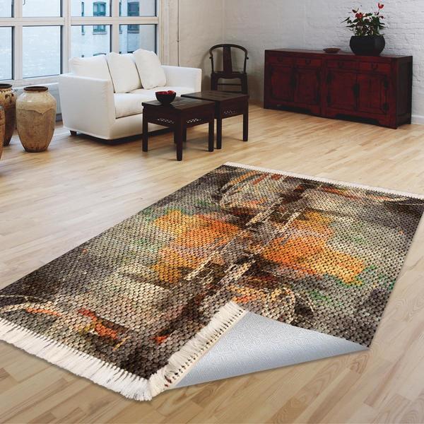 Milano Yıkanabilir Dekoratif Halı Kaymaz Taban | 8mm | MLN-DOT-HT460