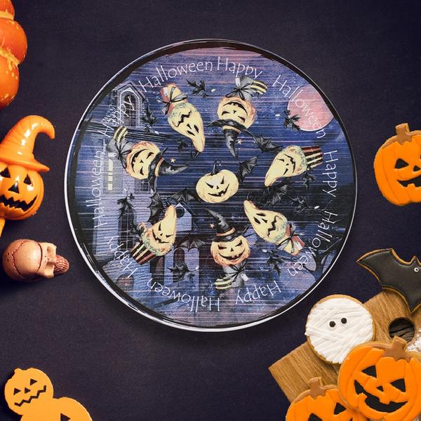 Halloween Kürbis Servierteller 26 Cm | Keramika