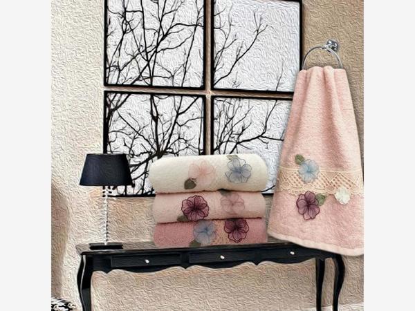 Azra %100 Pamuk 3lü El Yüz Havlu Seti