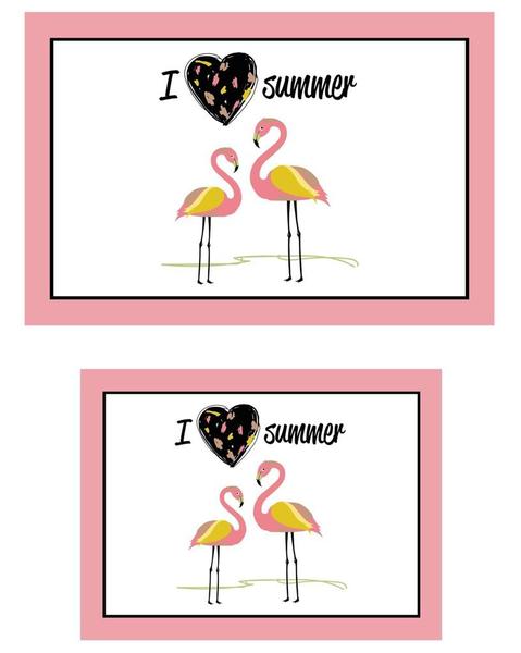 Bayev Yaz Flamingo 2`li Banyo Paspas Seti Klozet Takımı 19 1297