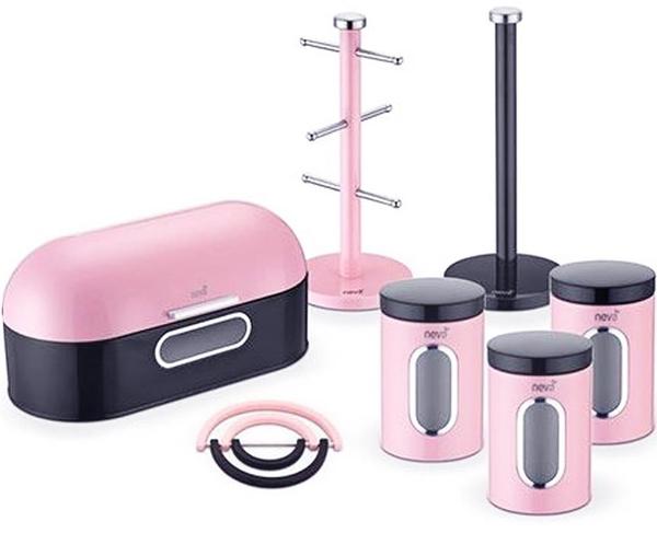 Neva Sweet Ekmek Sepeti / Depolama Seti 7 Parça | Pembe | N2330