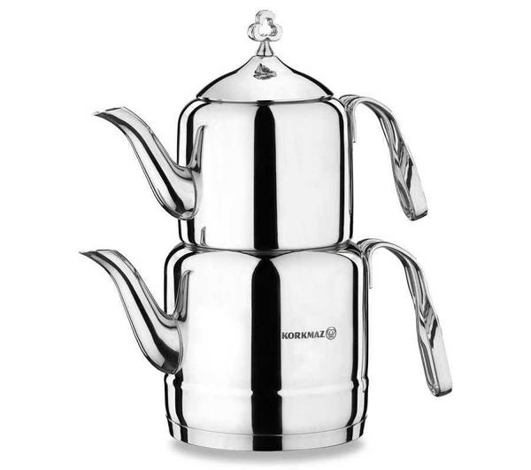  Korkmaz Çintemani 3.1 lt Çaydanlık Takımı| Paslanmaz Çelik | A211