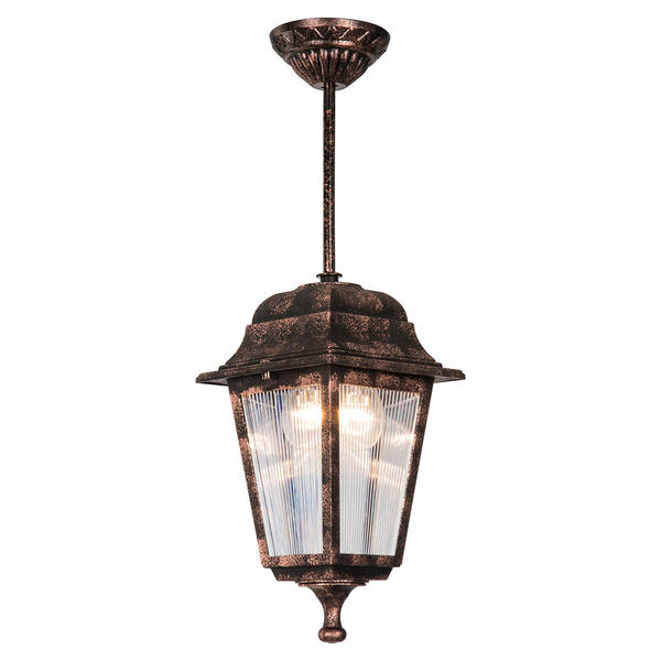 Optical Square Pendant Copper