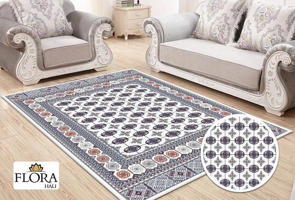Flora Semerkand Collection Halı | Krem | F-7403A-Cream