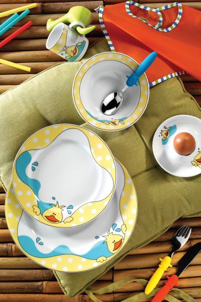 Kütahya Porselen Şaşkın Ördek Mama Takımı