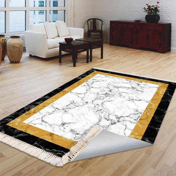 Milano Yıkanabilir Dekoratif Halı Kaymaz Taban | 8mm | MLN-DOT-HT808