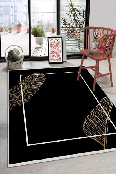 Birkilim Yıkanabilir Dekoratif Halı İpeksi Kaymaz Taban | MLN-IP-HS-295