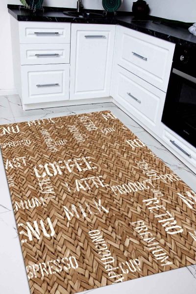 Birkilim Yıkanabilir İpeksi Kaymaz Taban Mutfak Halısı | MLN-IP-SD-359