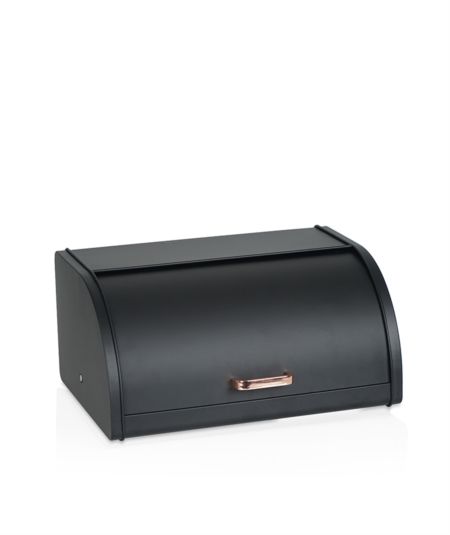 Acar | Siyah Metal Ekmek Kutusu